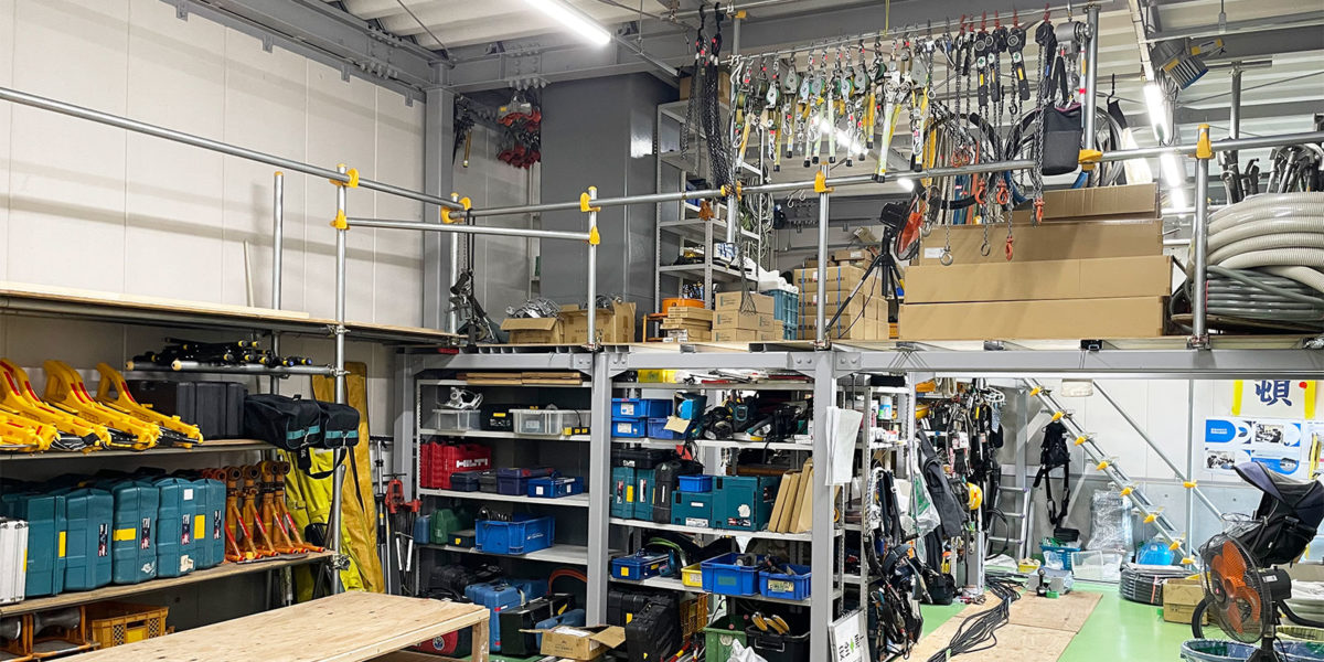 会社概要 倉庫風景